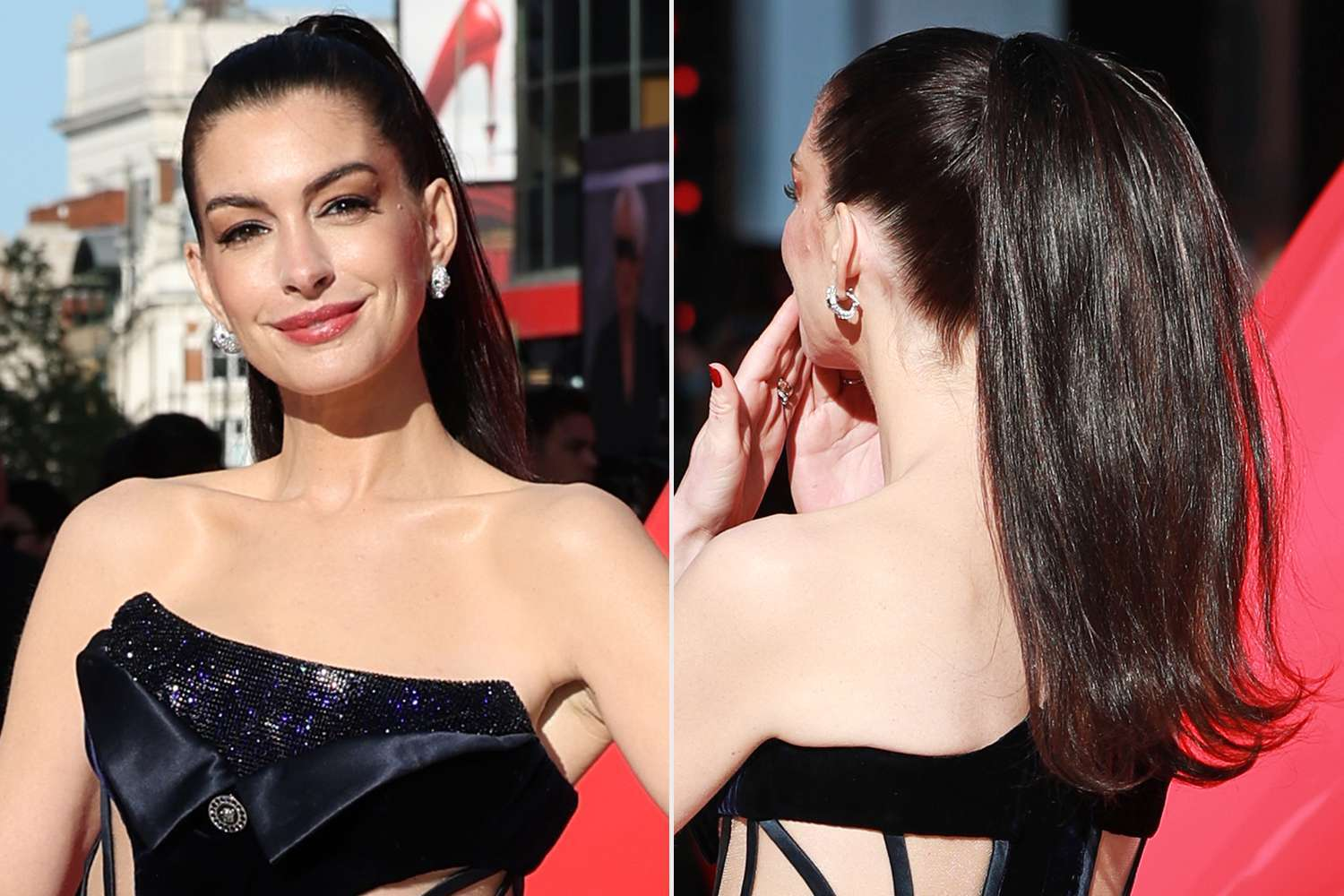 Anne Hathaway’s Bold Ponytail and Two Red Carpet Moments You Can’t Miss